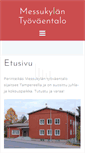 Mobile Screenshot of messukylantyovaentalo.fi